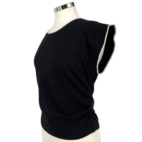 Madewell Side Cinch Muscle Tee Black Size Medium NWT - Picture 6 of 10